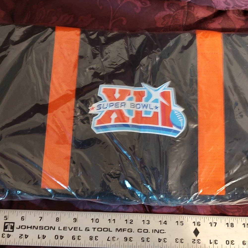 NFL Super Bowl XLI Logo Duffel Bag 2007 Colts vs Bears NFL Miami FL NEW RARE HTF